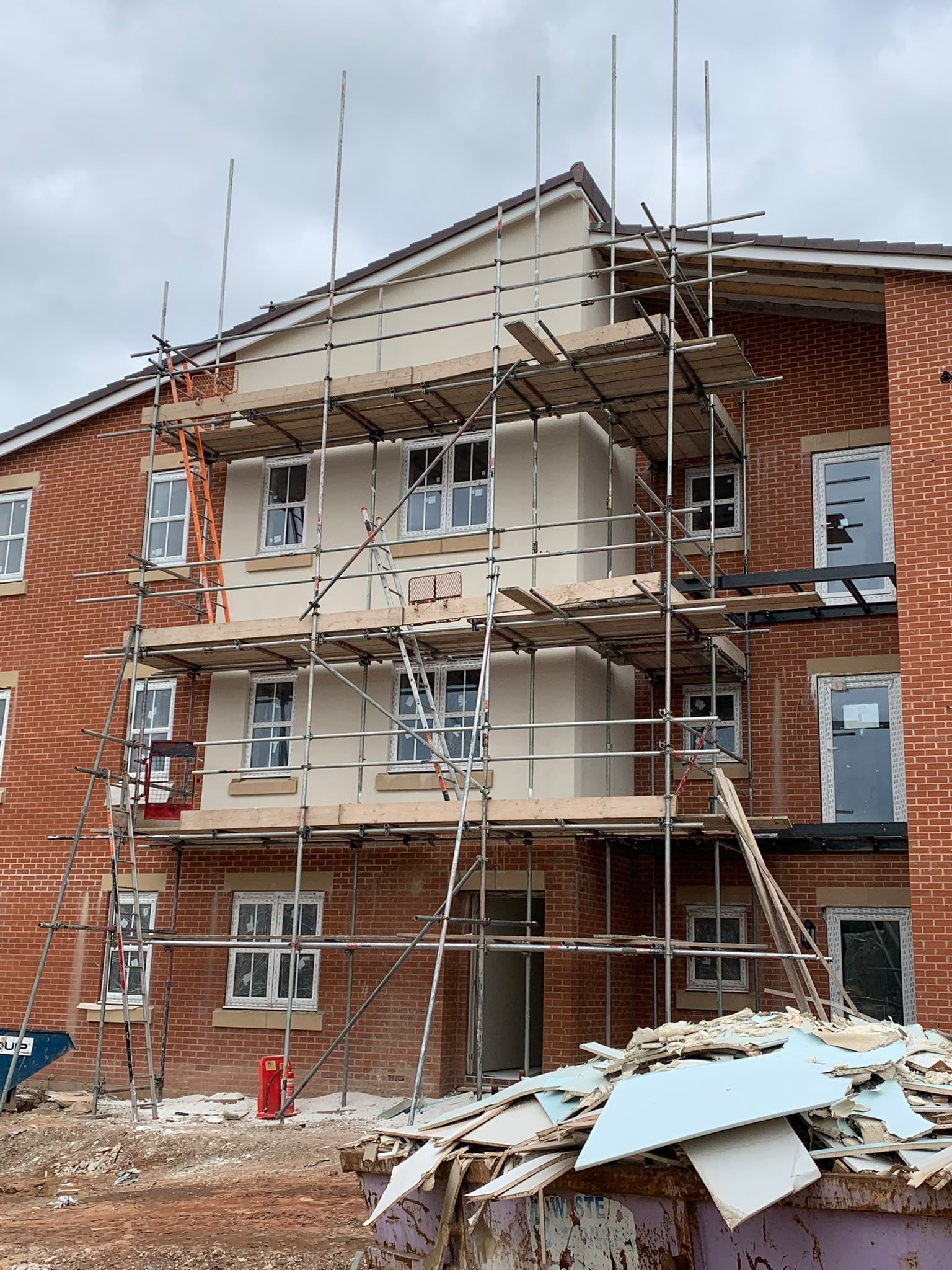 Large detached home with K-Rend silicone finish on full exterior